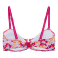 Pink-Blue-Orange - Back - Regatta Womens-Ladies Aceana III Summer Floral Bikini Top