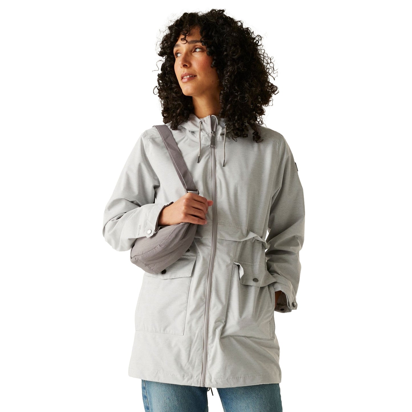 Drizzle - Lifestyle - Regatta Womens-Ladies Navaeh Linear Waterproof Jacket
