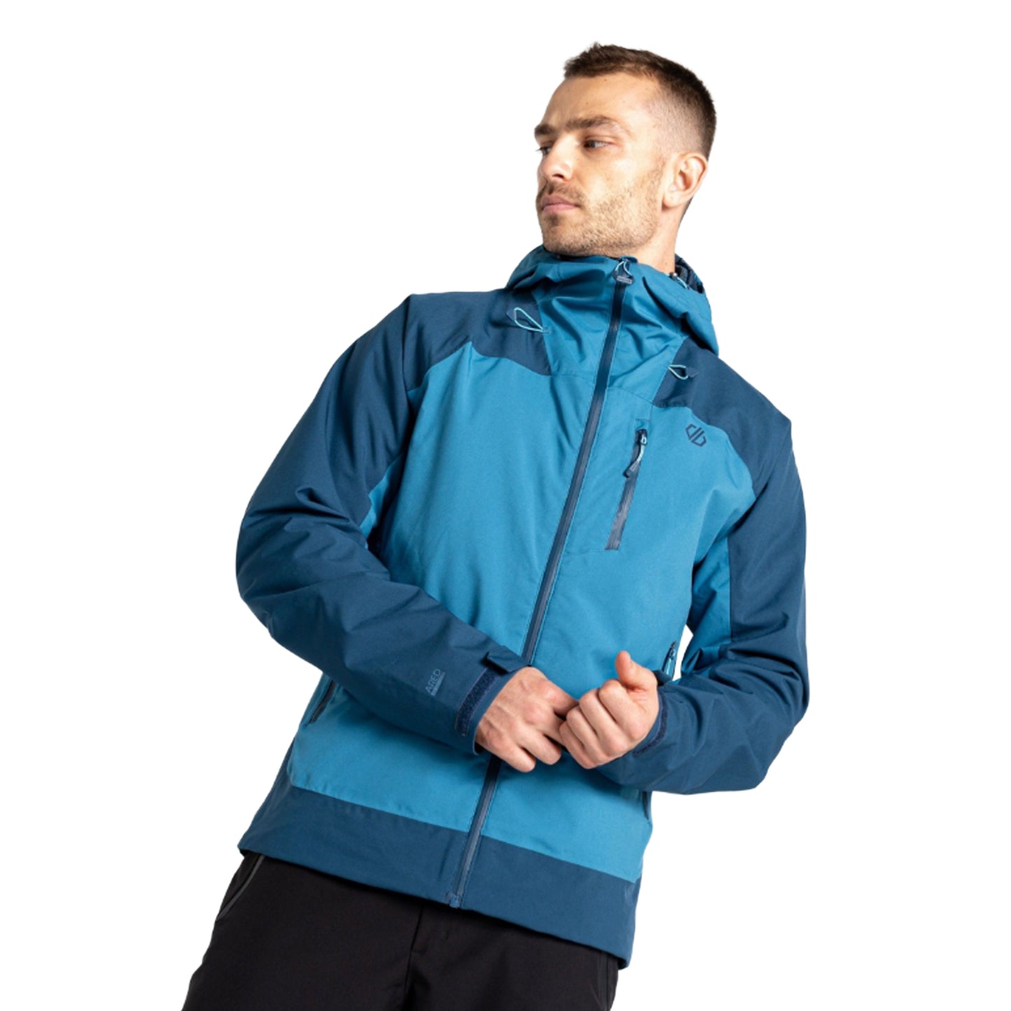 Moonlight Denim-Blue Indigo - Pack Shot - Dare 2B Mens Torrek II Waterproof Jacket
