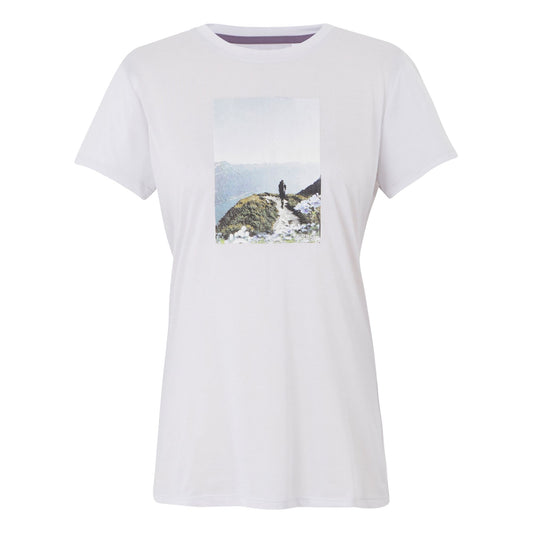 Lilac Hint - Front - Regatta Womens-Ladies Fingal IX Hiker Marl T-Shirt