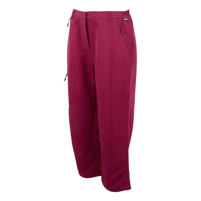 Beaujolais - Side - Regatta Womens-Ladies Chaska III Walking Capri Cropped Trousers