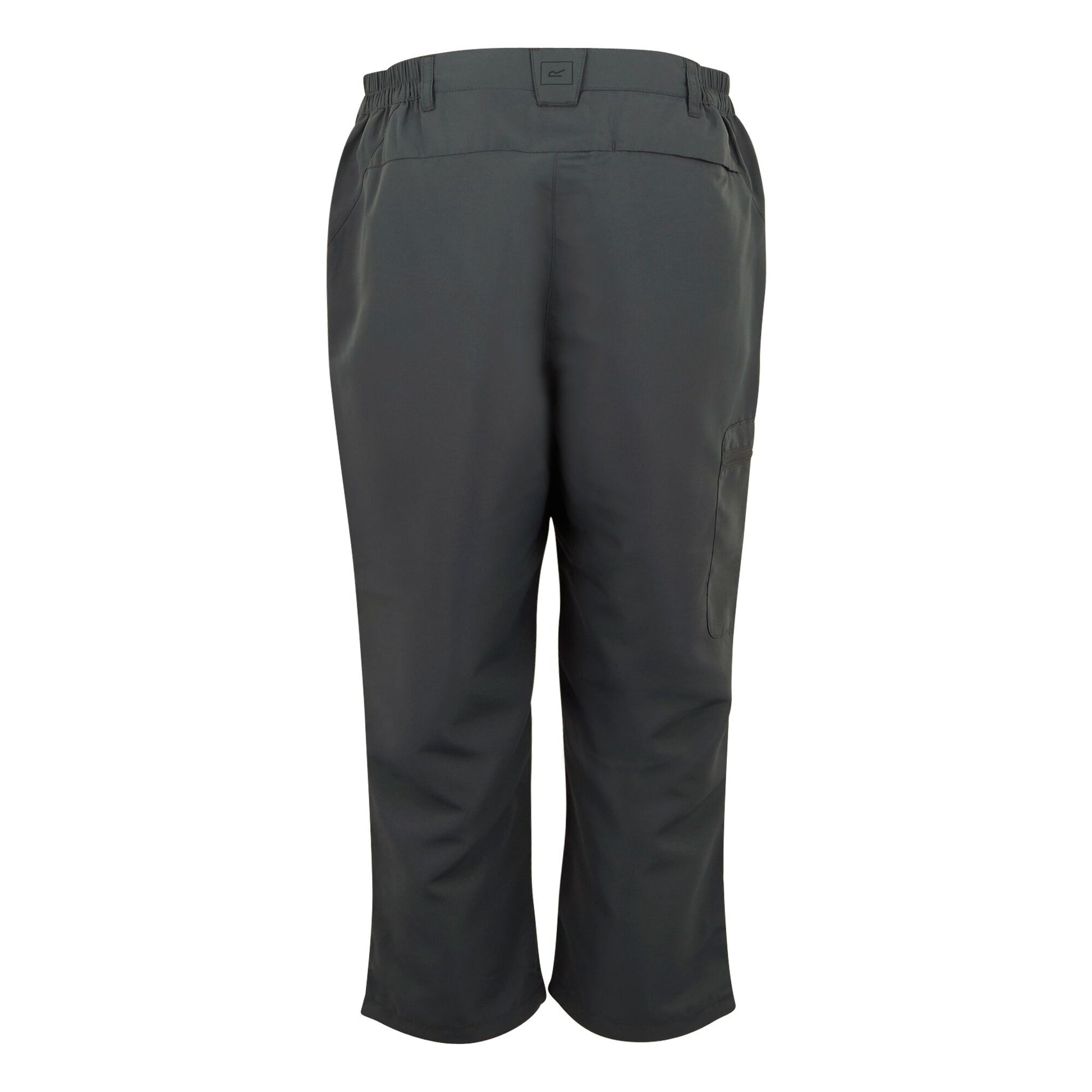 Seal Grey - Back - Regatta Womens-Ladies Chaska III Walking Capri Cropped Trousers