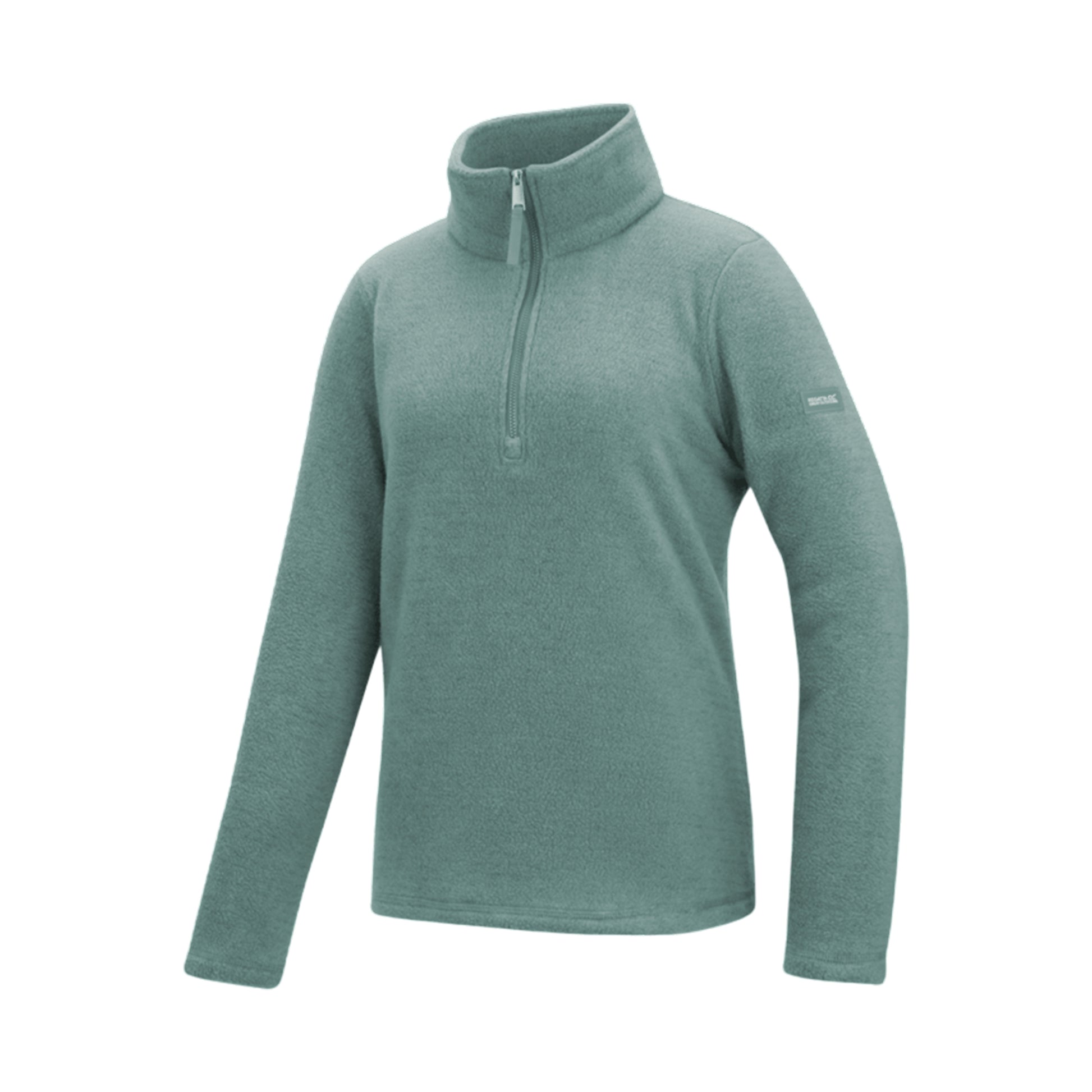 Ivy Moss-Silver - Side - Regatta Womens-Ladies Solenne II Fleece Jacket