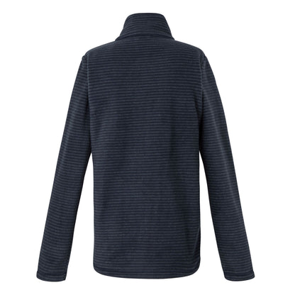 Navy-Silver - Back - Regatta Womens-Ladies Solenne II Fleece Jacket