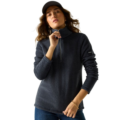 Navy-Silver - Lifestyle - Regatta Womens-Ladies Solenne II Fleece Jacket