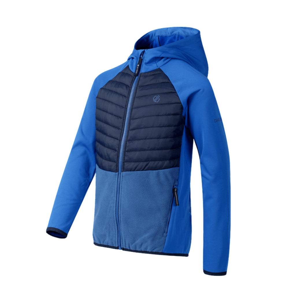 Oxford Blue - Side - Dare 2B Childrens-Kids Switch Out Padded Jacket