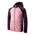 Deep Plum-Lilac - Side - Dare 2B Childrens-Kids Switch Out Padded Jacket