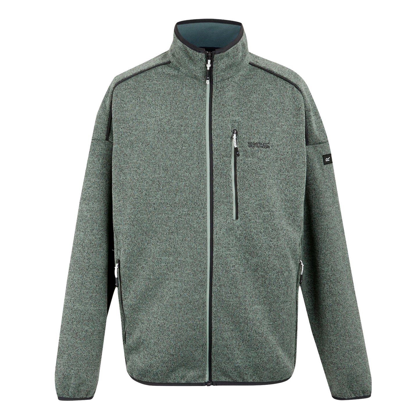 Glacier-Stormy Weather - Front - Regatta Mens Kames Full Zip Fleece Jacket