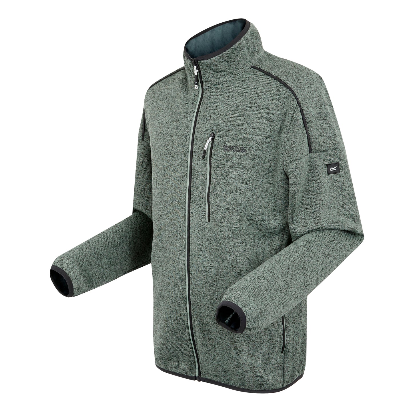 Glacier-Stormy Weather - Side - Regatta Mens Kames Full Zip Fleece Jacket