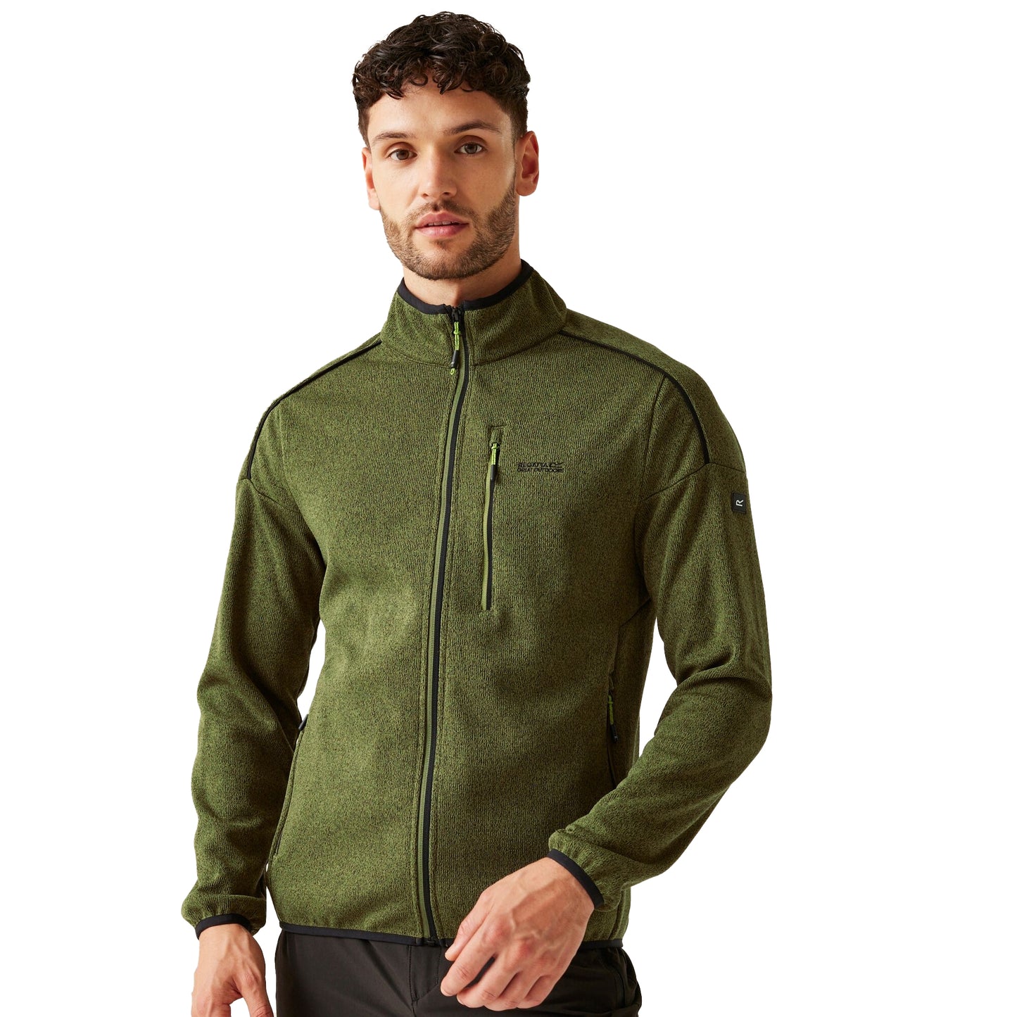 Nephrite Green-Grenoble Green - Lifestyle - Regatta Mens Kames Full Zip Fleece Jacket
