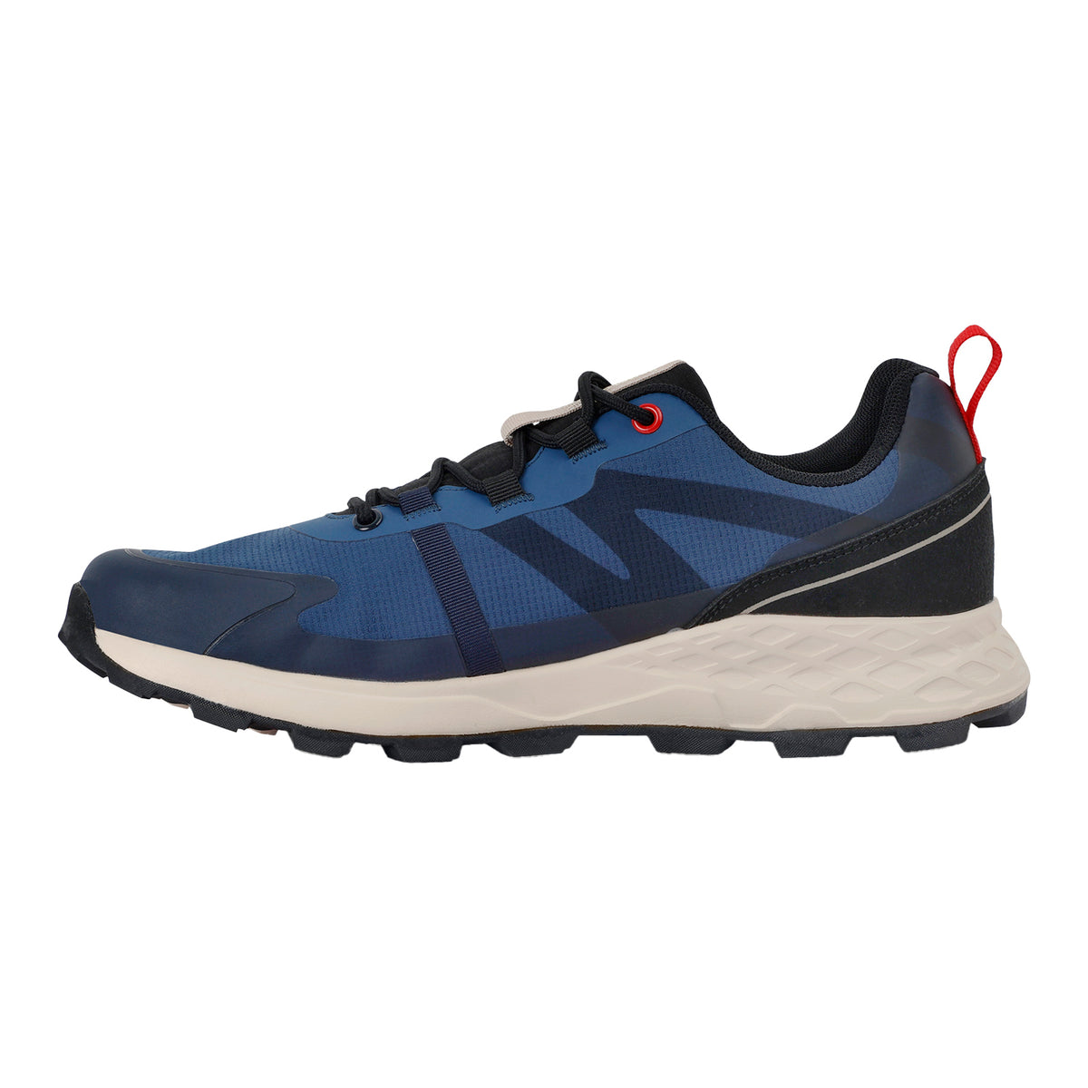 Dark Denim-Poppy Red - Lifestyle - Regatta Mens Leighton Trainers