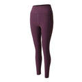 Deep Plum - Side - Dare 2B Womens-Ladies Hustle Ribbed Leggings