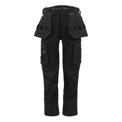 Black - Front - Regatta Professional Womens-Ladies Waterproof Trousers