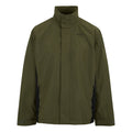 Olive Green - Front - Regatta Mens Matt II Waterproof Jacket