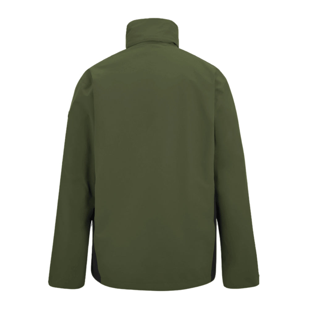 Dark Khaki-Black - Back - Regatta Mens Matt II Waterproof Jacket