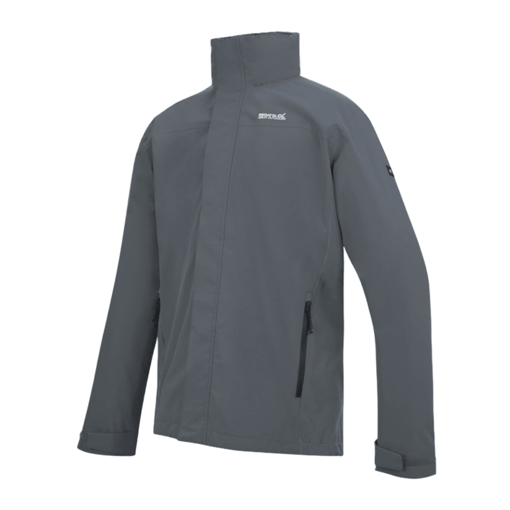 Dark Storm - Side - Regatta Mens Matt II Waterproof Jacket