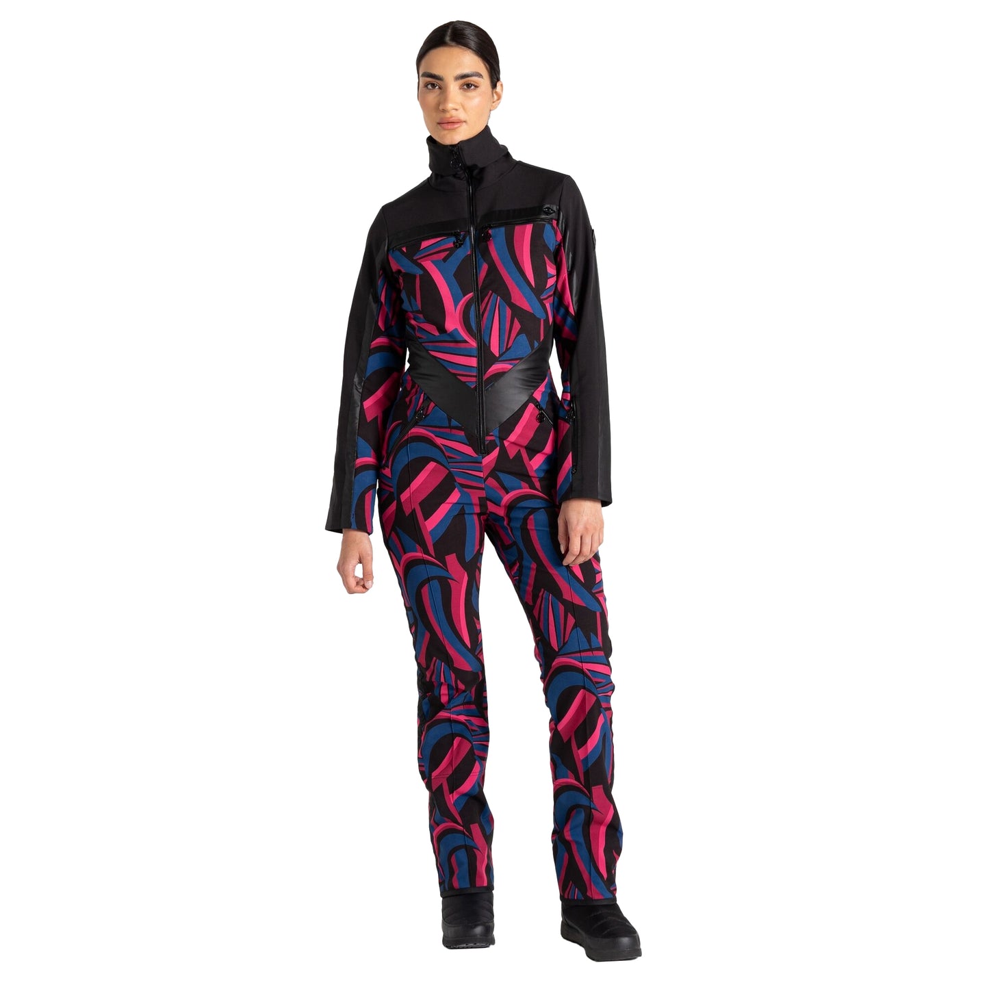 Hot Pink - Lifestyle - Dare 2B Womens-Ladies Supremacy II Optical Jewel Snowsuit