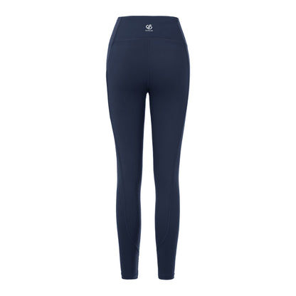 Navy - Side - Dare 2B Womens-Ladies Power Leggings