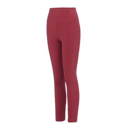 Tibetan Red - Side - Dare 2B Womens-Ladies Power Leggings