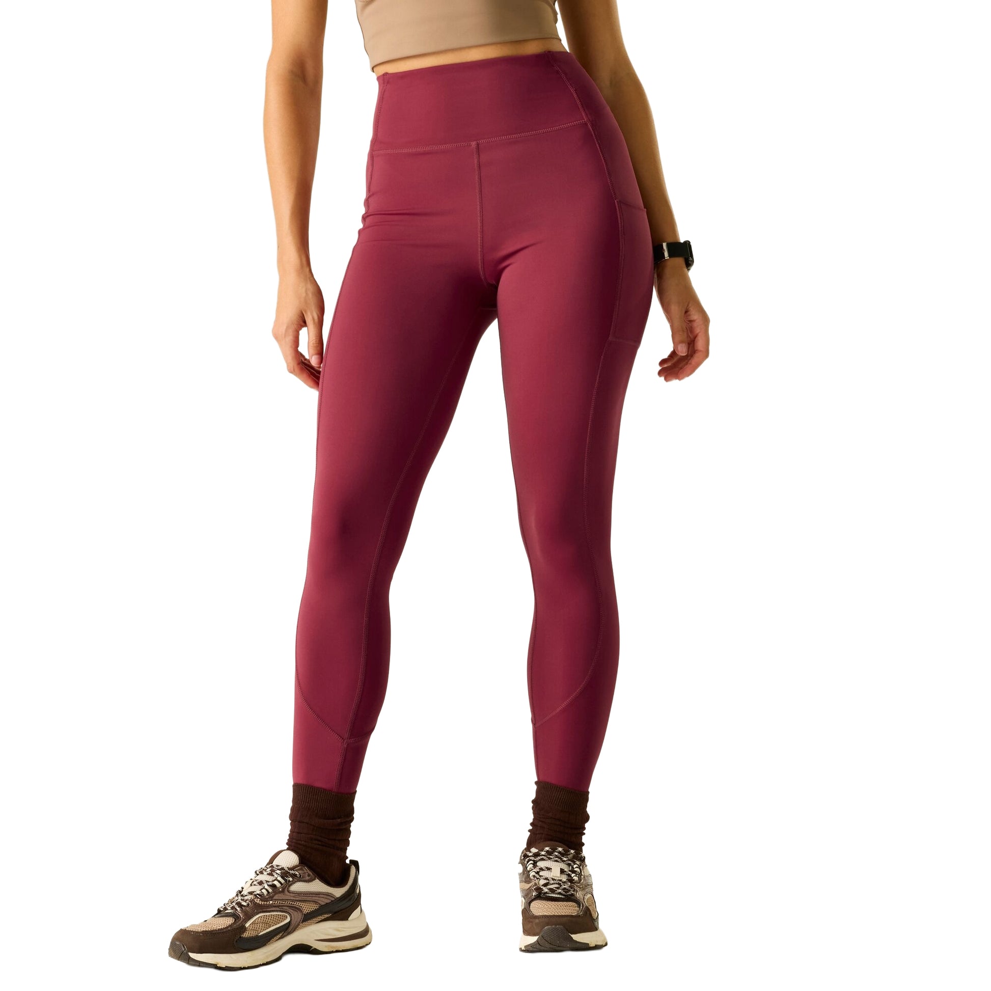 Tibetan Red - Lifestyle - Dare 2B Womens-Ladies Power Leggings