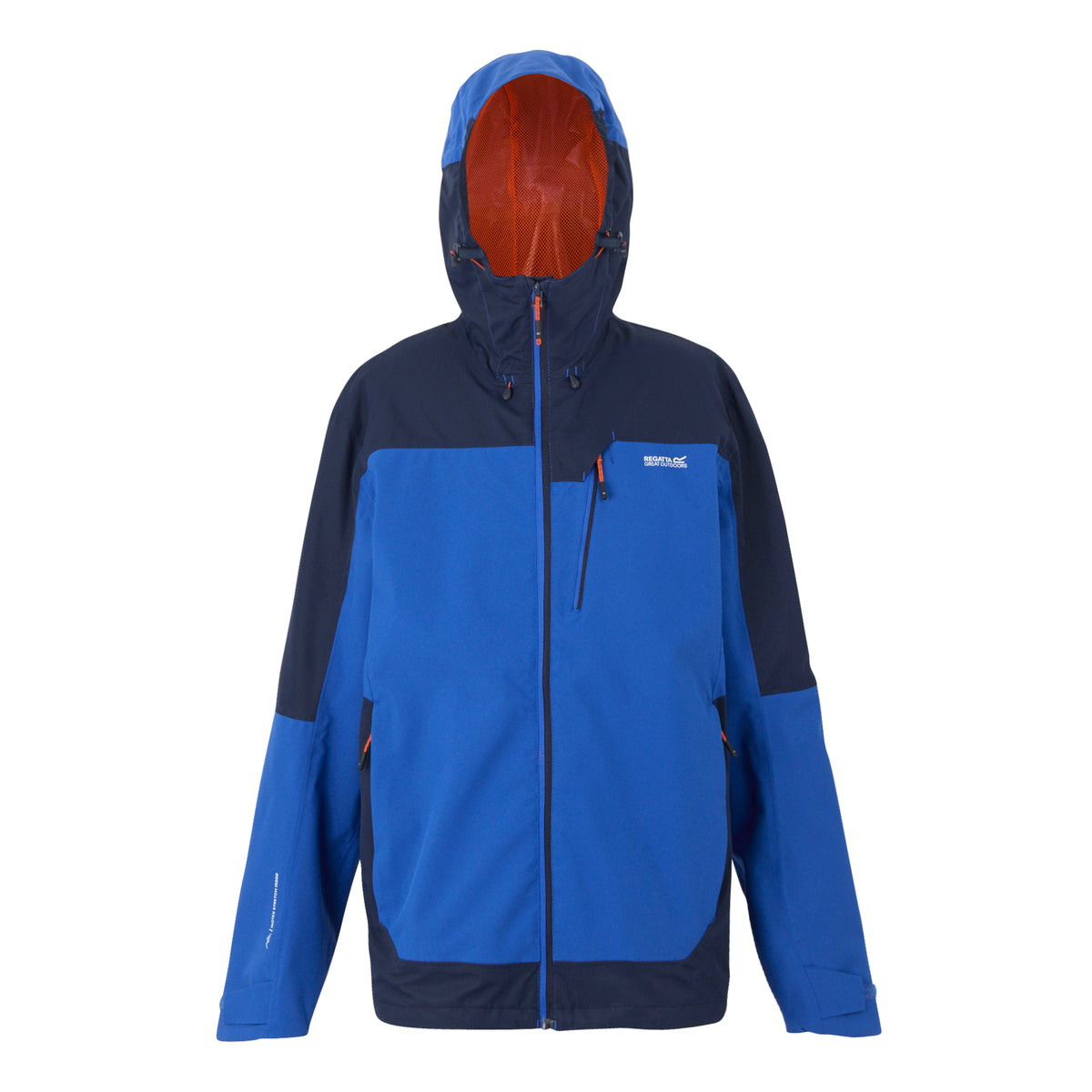 Olympian Blue-Navy Blue - Front - Regatta Mens Highton IV Stretch Waterproof Jacket