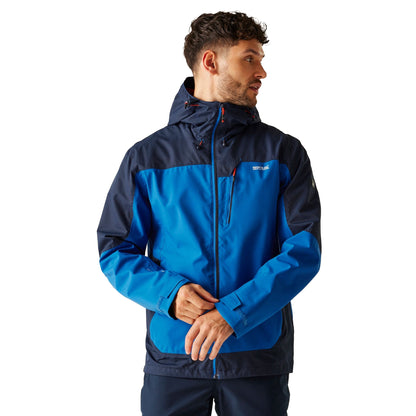 Olympian Blue-Navy Blue - Lifestyle - Regatta Mens Highton IV Stretch Waterproof Jacket
