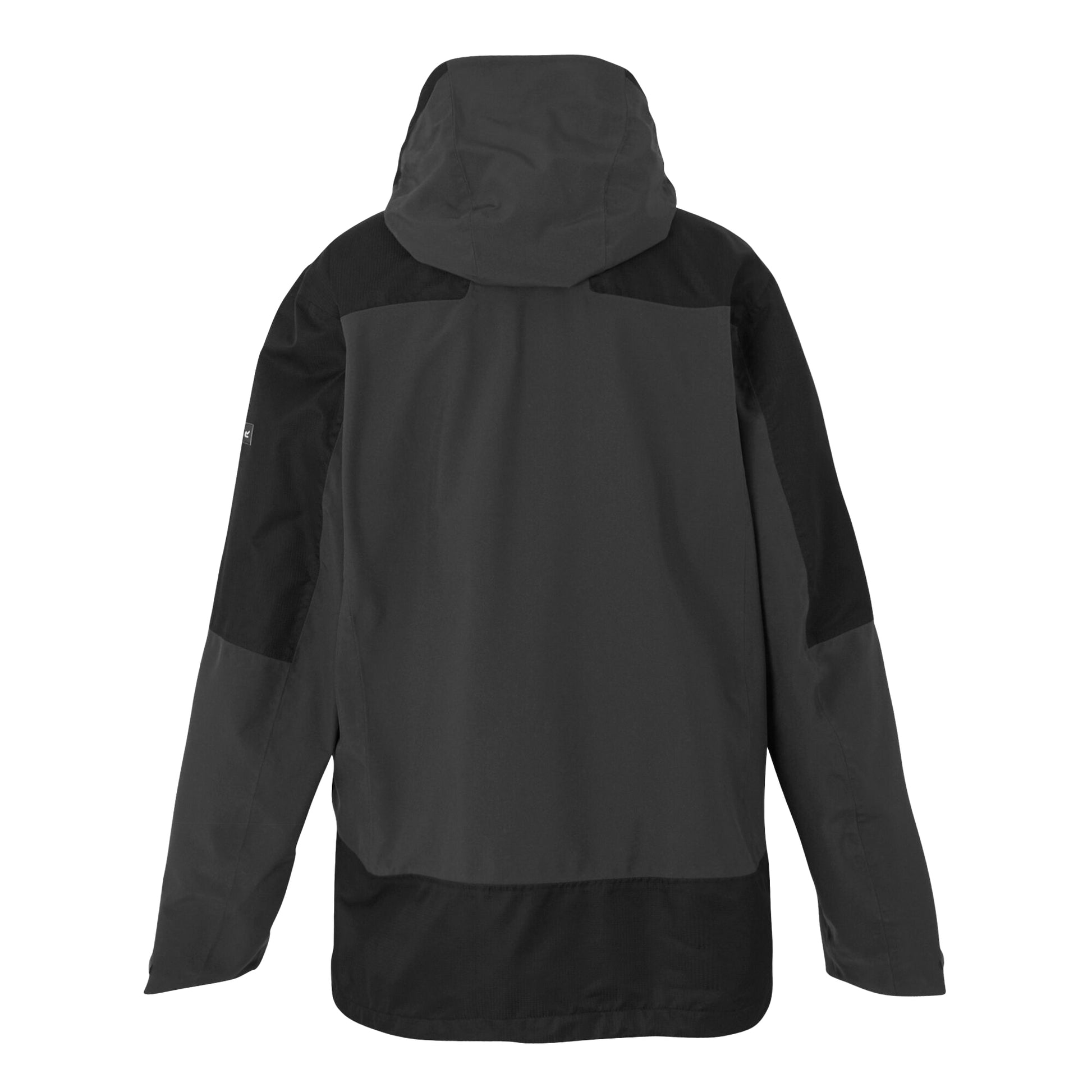 Ash-Black - Back - Regatta Mens Highton IV Stretch Waterproof Jacket