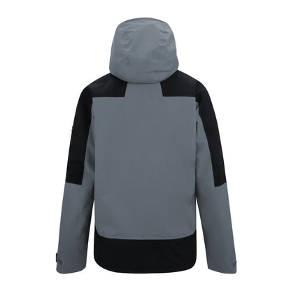 Storm Grey-Black - Back - Regatta Mens Highton IV Stretch Waterproof Jacket