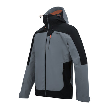 Storm Grey-Black - Side - Regatta Mens Highton IV Stretch Waterproof Jacket