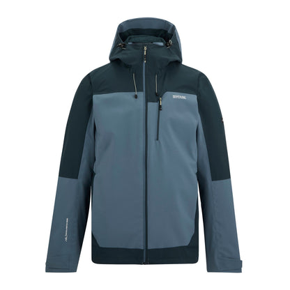 China Blue-Night Sky - Front - Regatta Mens Highton IV Stretch Waterproof Jacket