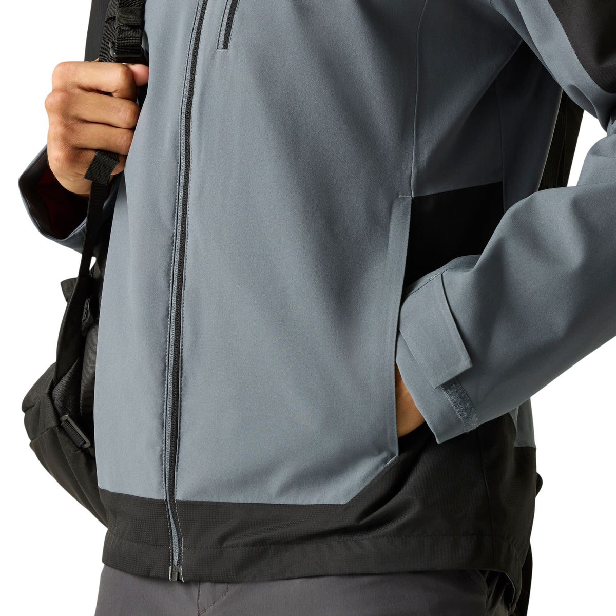 Dark Storm-Black - Pack Shot - Regatta Mens Highton IV Stretch Waterproof Jacket