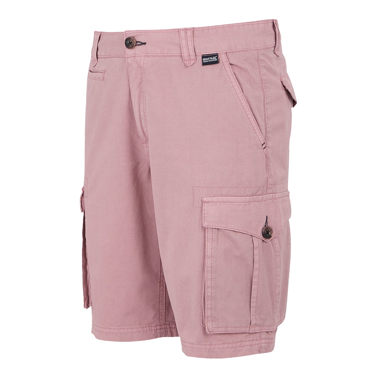 Lilas - Side - Regatta Mens Shorebay II Cargo Shorts