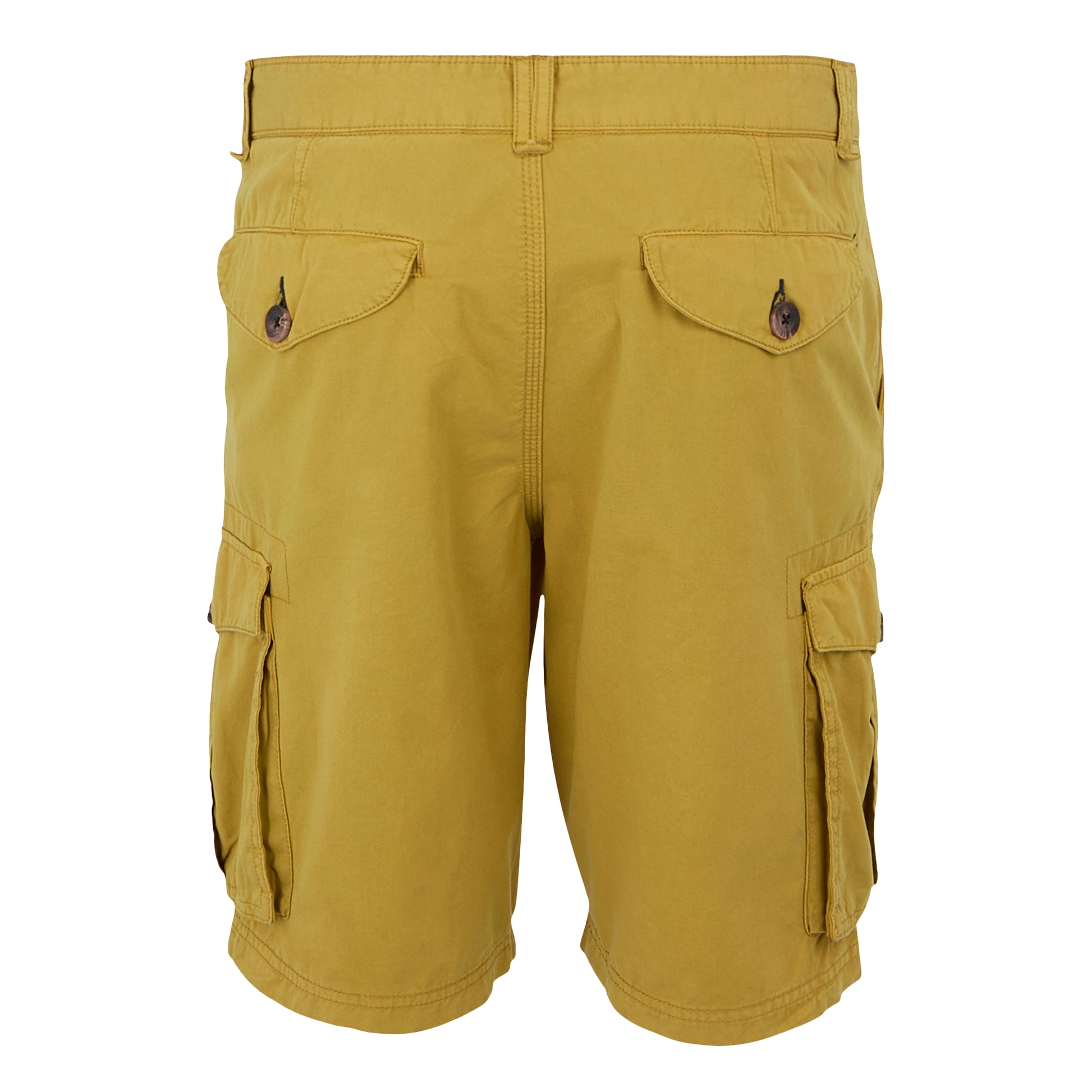 Mustard - Back - Regatta Mens Shorebay II Cargo Shorts