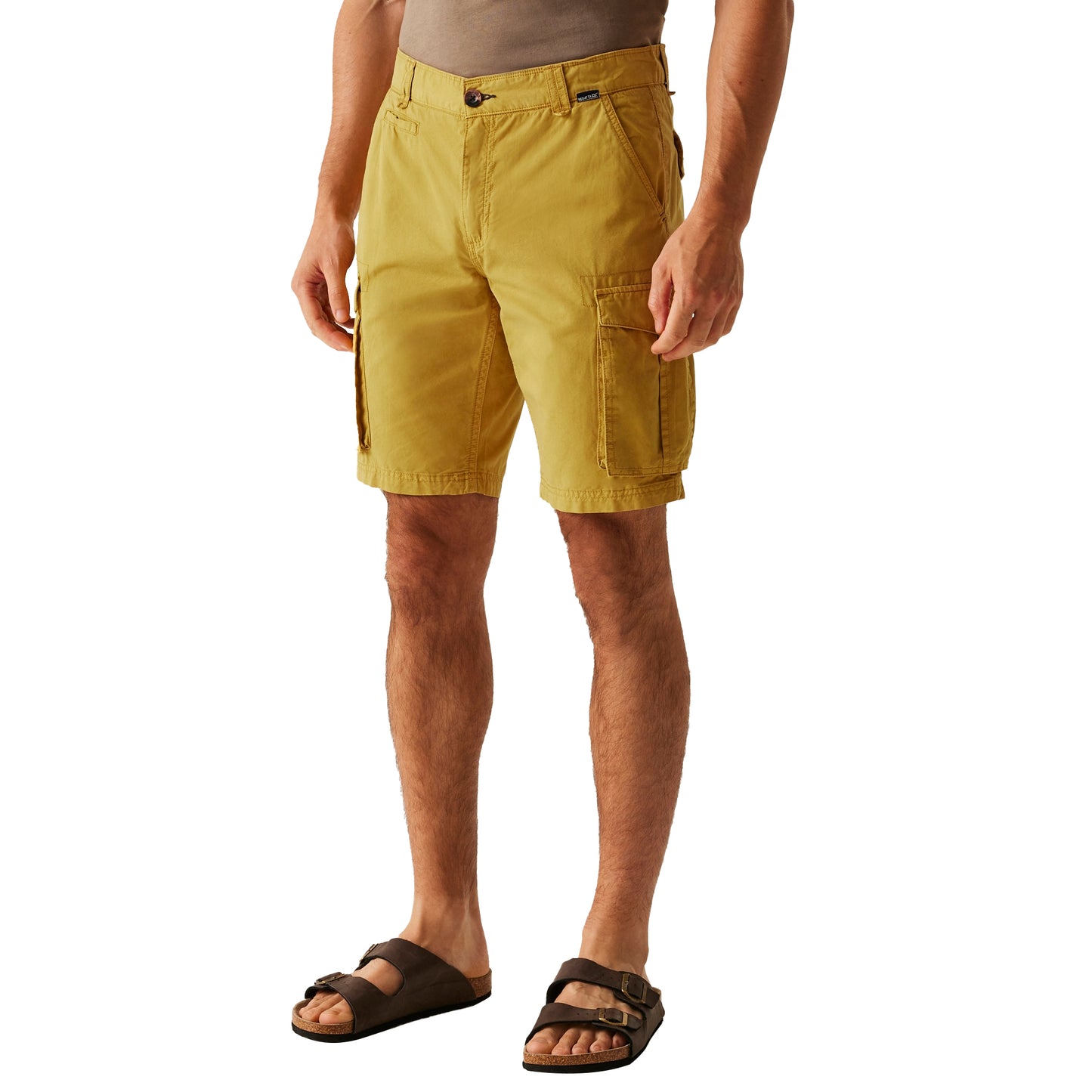 Mustard - Lifestyle - Regatta Mens Shorebay II Cargo Shorts