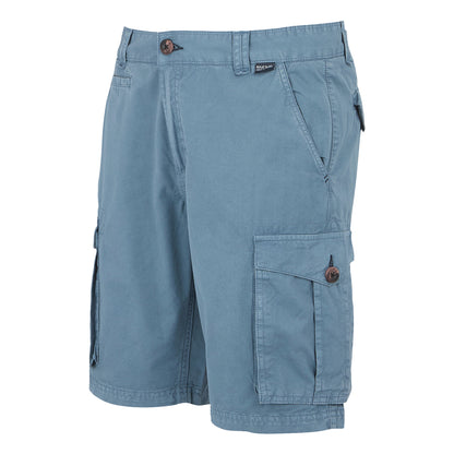 Coronet Blue - Side - Regatta Mens Shorebay II Cargo Shorts