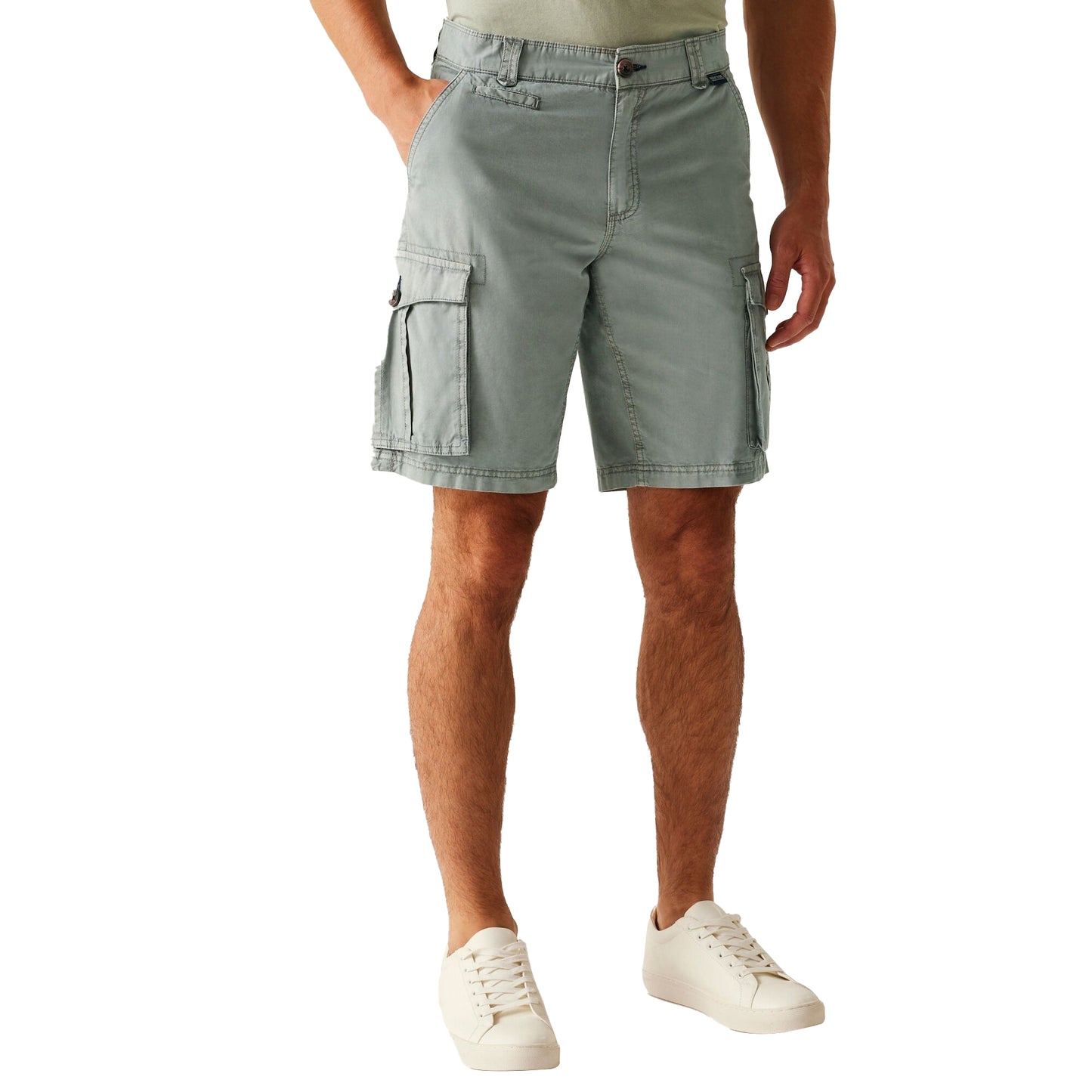 Storm Grey - Lifestyle - Regatta Mens Shorebay II Cargo Shorts