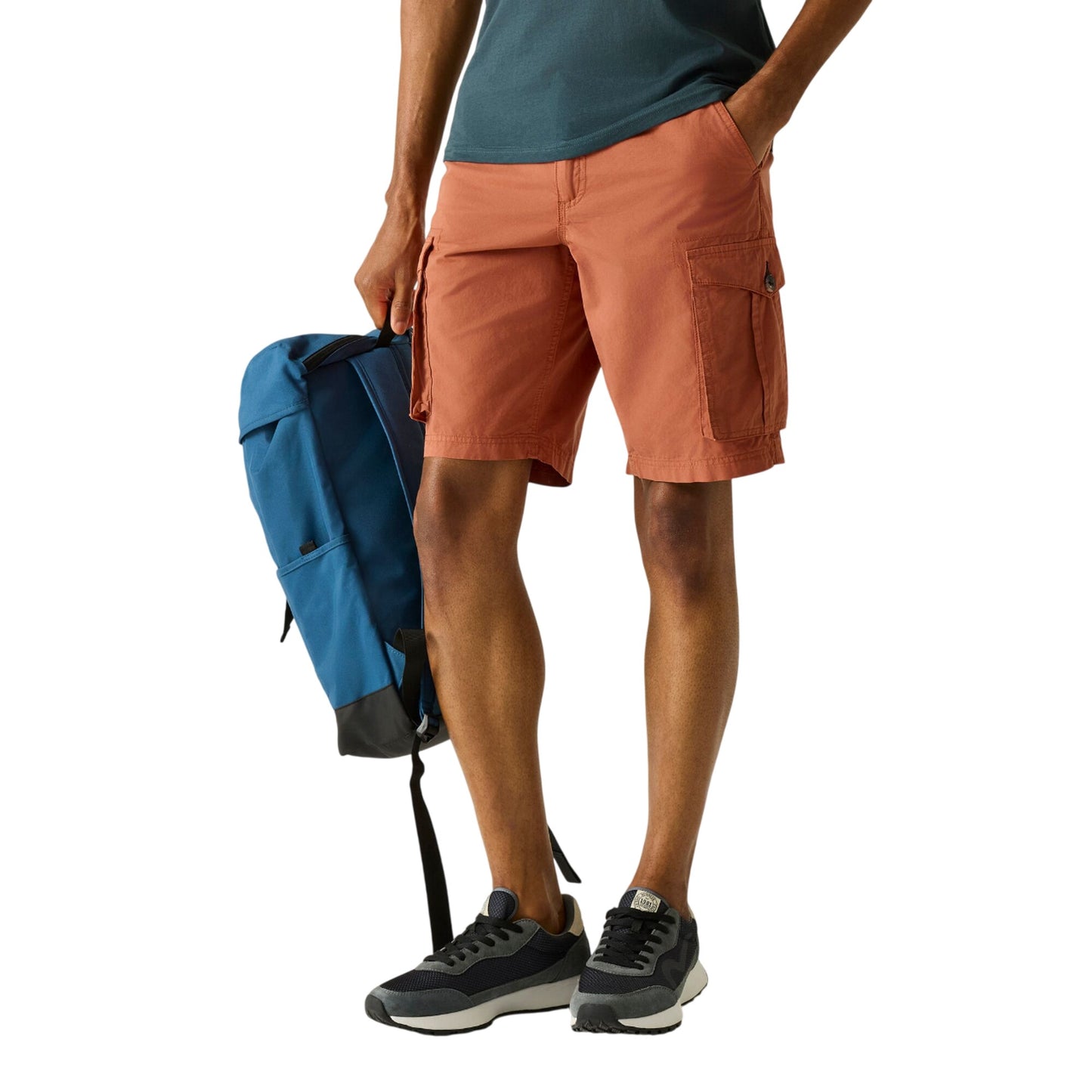 Brick - Lifestyle - Regatta Mens Shorebay II Cargo Shorts