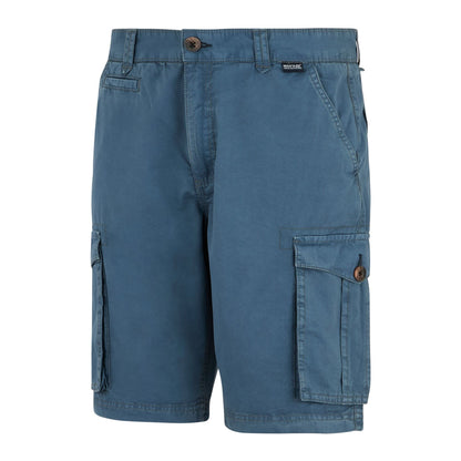 China Blue - Side - Regatta Mens Shorebay II Cargo Shorts