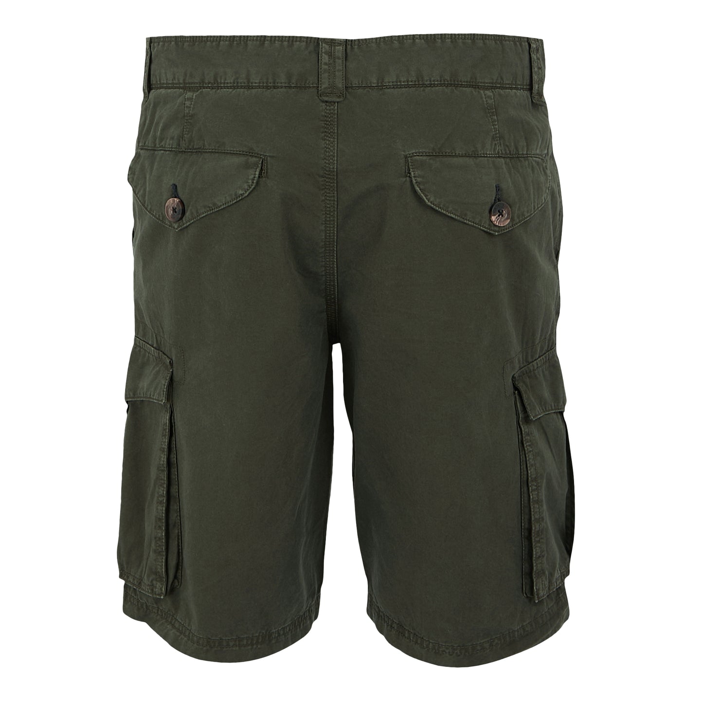 Dark Khaki - Back - Regatta Mens Shorebay II Cargo Shorts