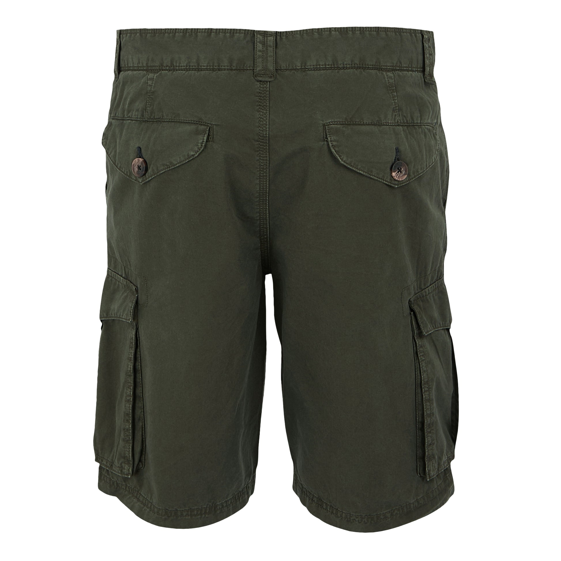 Dark Khaki - Back - Regatta Mens Shorebay II Cargo Shorts