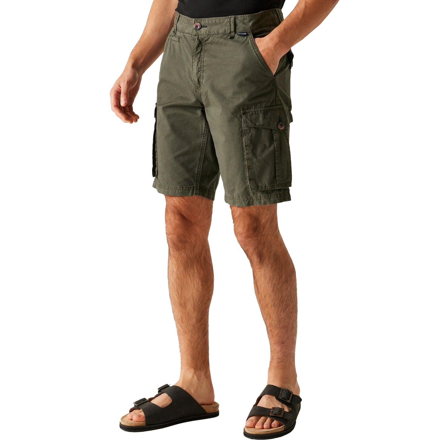 Dark Khaki - Lifestyle - Regatta Mens Shorebay II Cargo Shorts