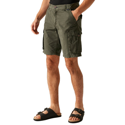 Dark Khaki - Lifestyle - Regatta Mens Shorebay II Cargo Shorts