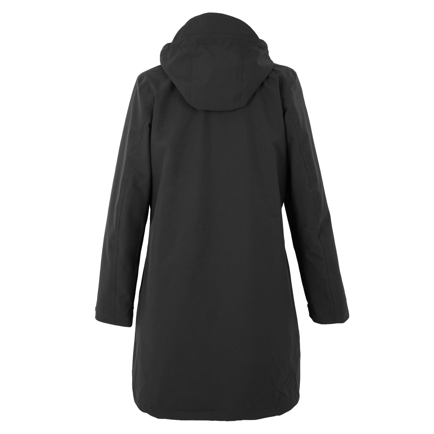 Black - Back - Regatta Professional Womens-Ladies Longline 3 in 1 Jacket