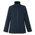 Navy - Side - Regatta Professional Womens-Ladies Longline 3 in 1 Jacket