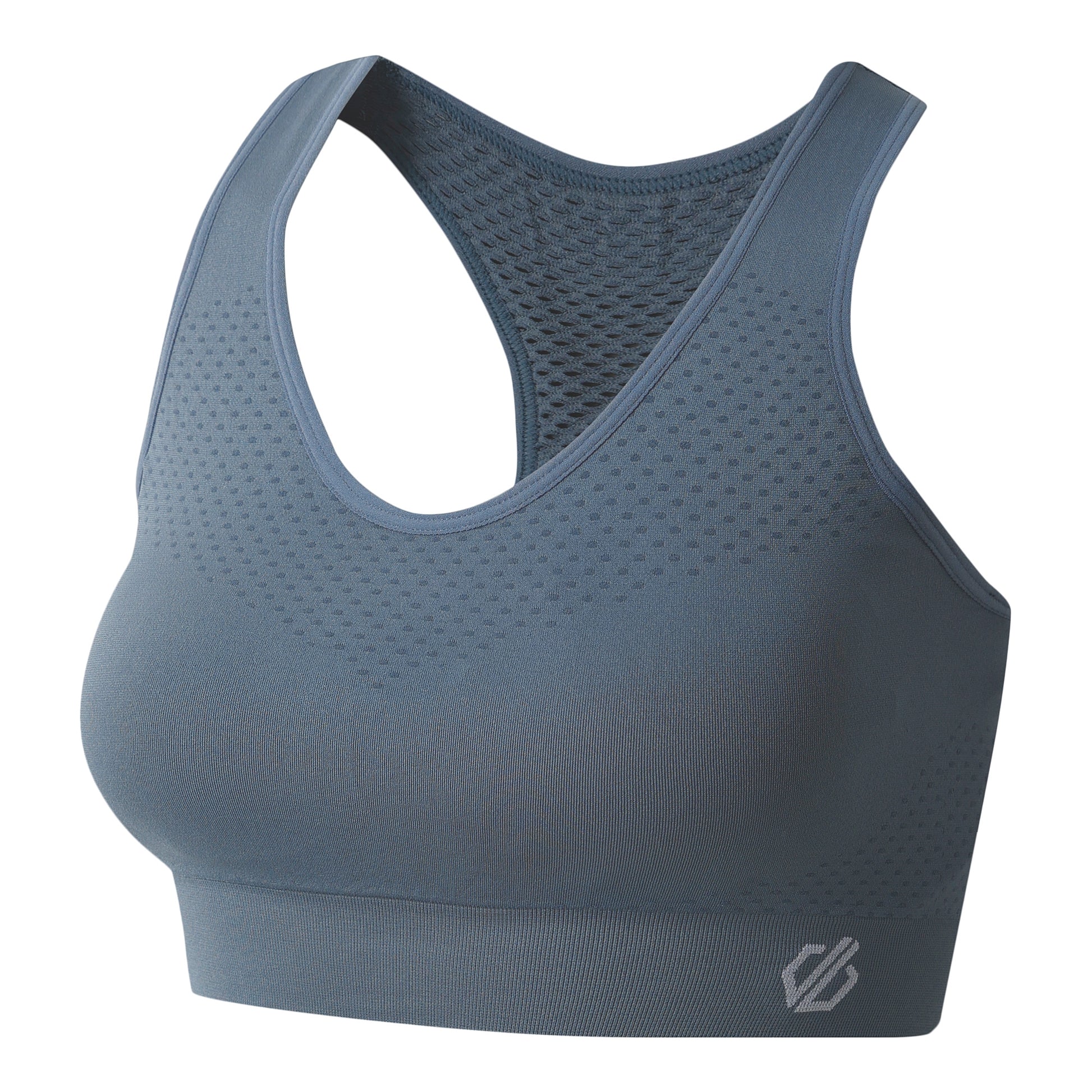 Element Grey - Side - Dare 2B Womens-Ladies Dont Sweat It II Sports Bra