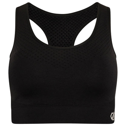 Black - Front - Dare 2B Womens-Ladies Dont Sweat It II Sports Bra