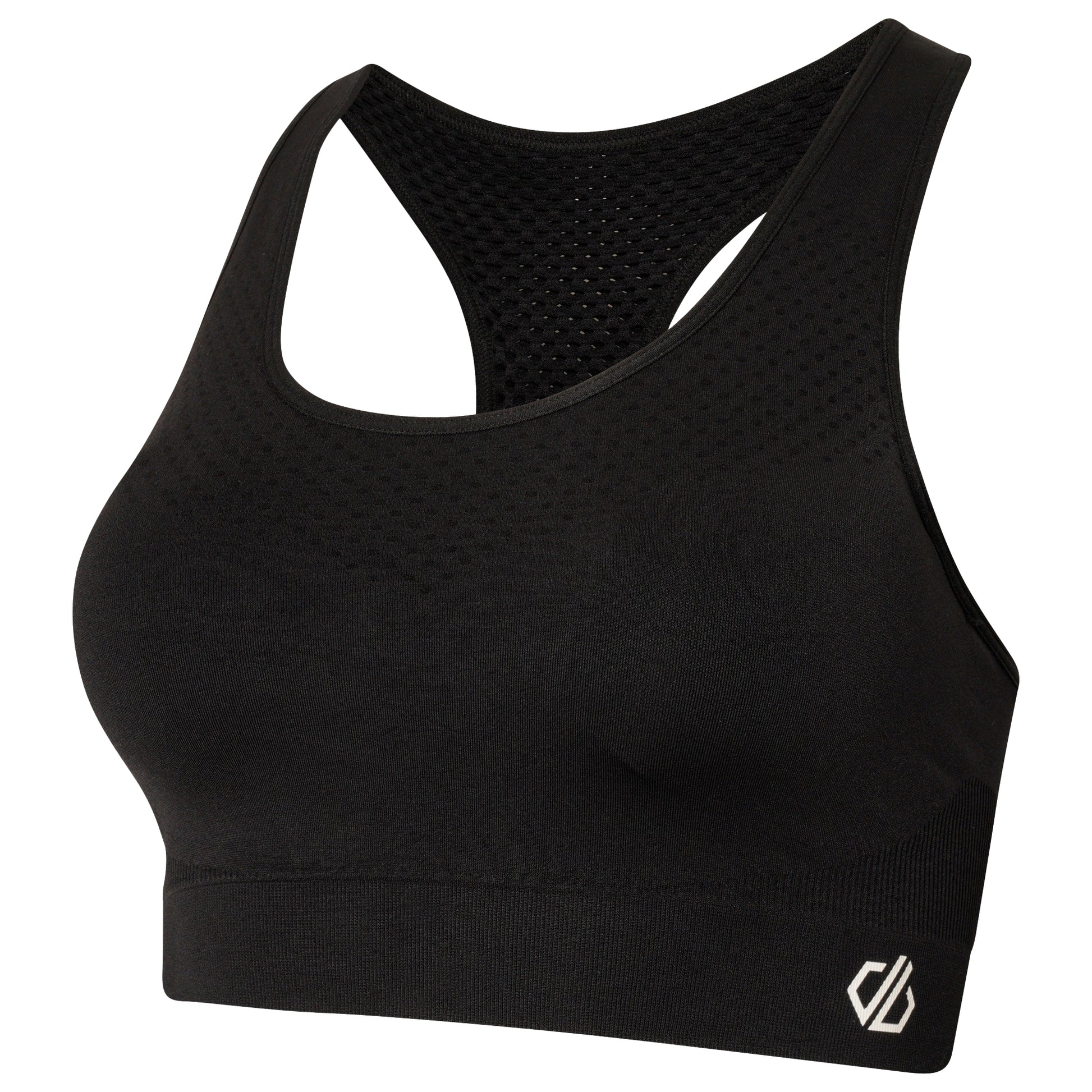 Black - Side - Dare 2B Womens-Ladies Dont Sweat It II Sports Bra