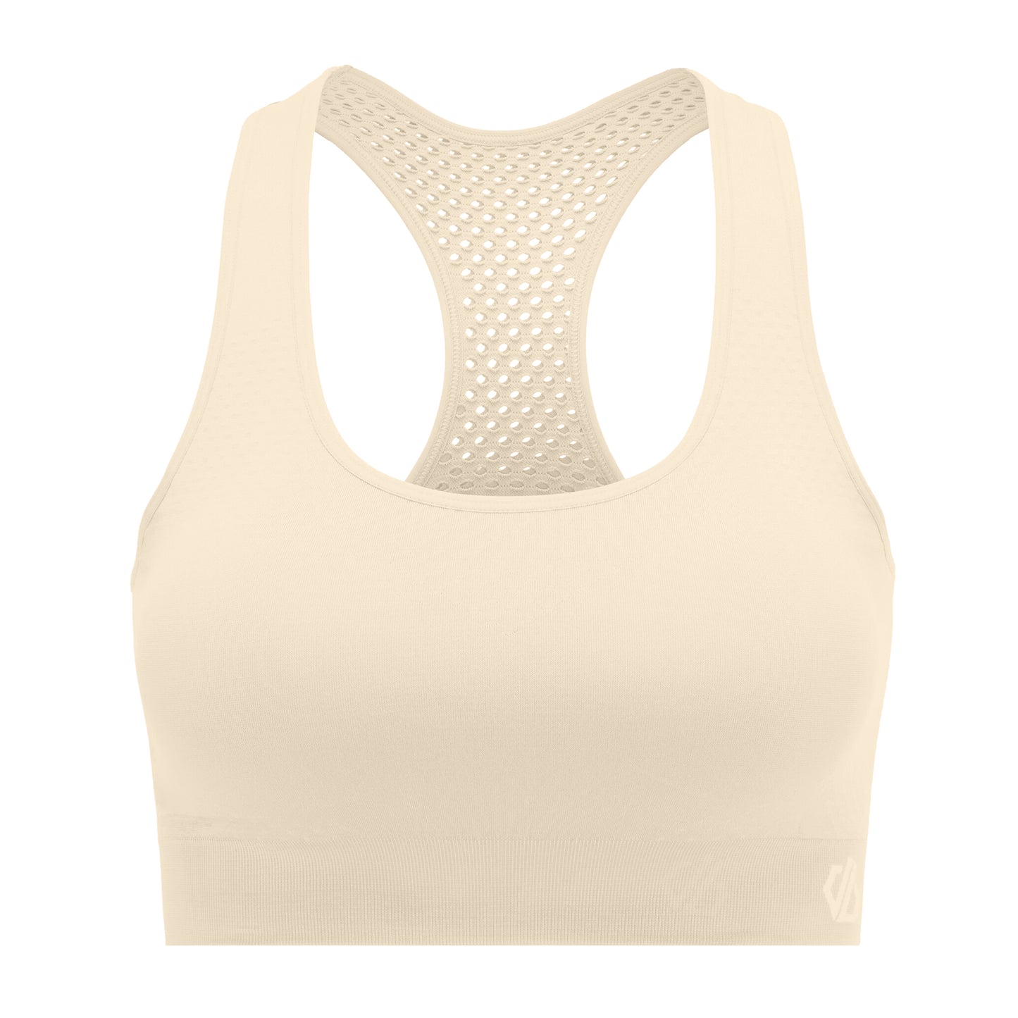 Almond Milk - Front - Dare 2B Womens-Ladies Dont Sweat It II Sports Bra