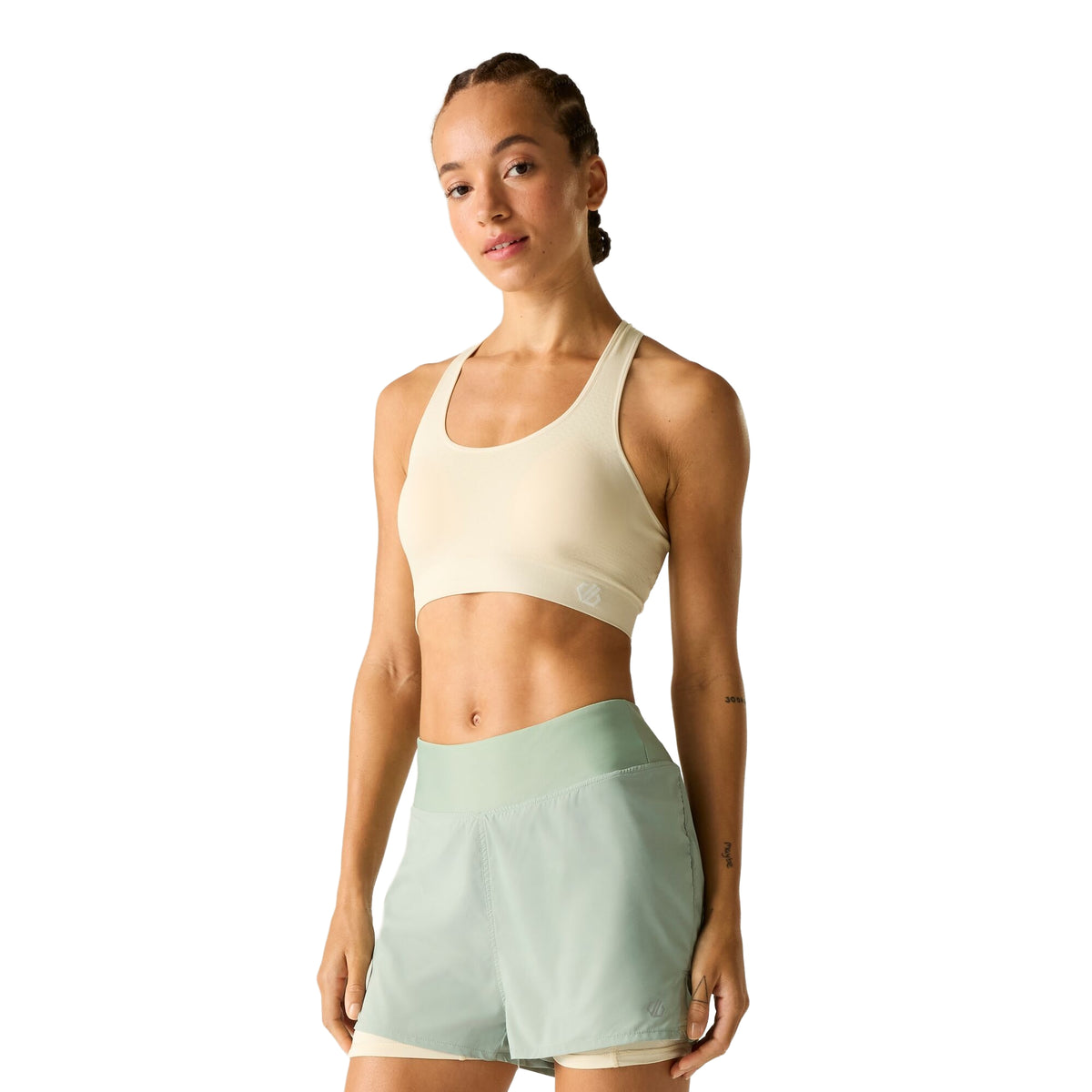 Almond Milk - Lifestyle - Dare 2B Womens-Ladies Dont Sweat It II Sports Bra