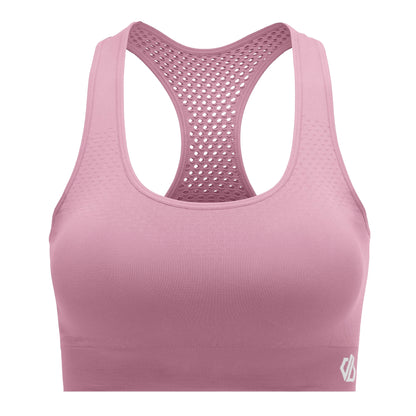 Dusky Orchid - Front - Dare 2B Womens-Ladies Dont Sweat It II Sports Bra